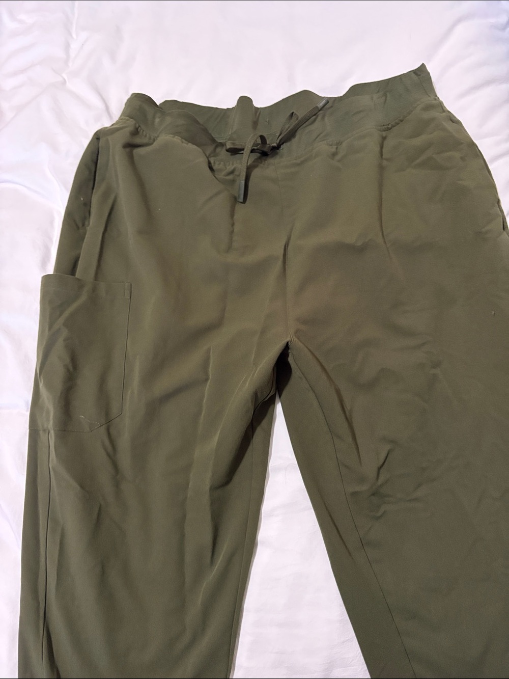 Mandala olive green scrub set  2xl